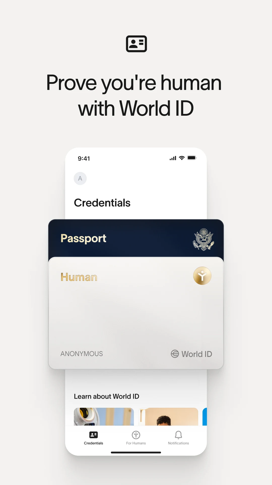 World ID — Proof of Human screenshot