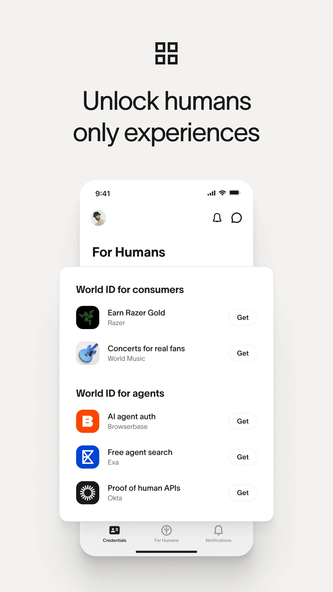 World ID — Proof of Human screenshot